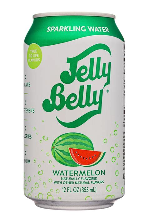 Watermelon Jelly Belly Sparkling Water BevNET Product Review