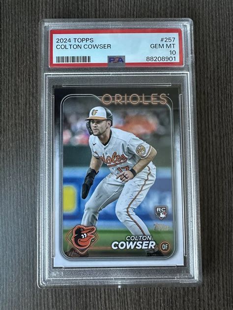 Colton Cowser 2024 Topps 257 Base Psa 10 Price Guide Sports Card