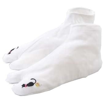 Japanese Tabi Socks Women Stretch White Japan Hitotoki Mt Fuji At