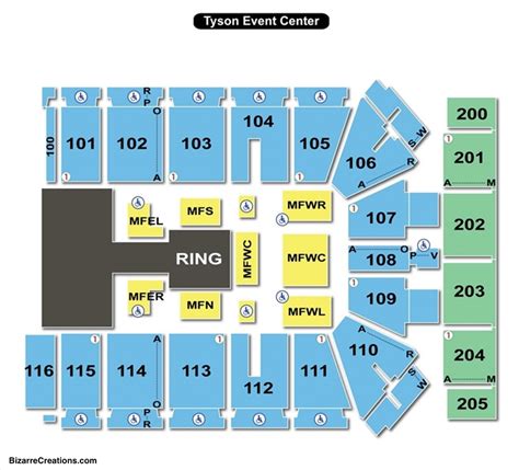 Tyson Event Center Concert Seating Chart - Infoupdate.org