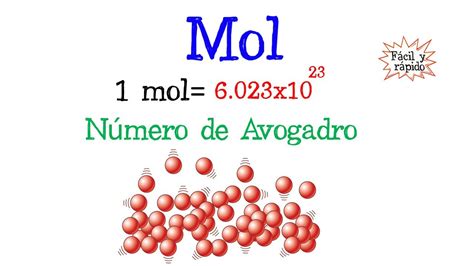 Qué es el Mol Número de AVOGADRO Fácil y Rápido QUÍMICA YouTube