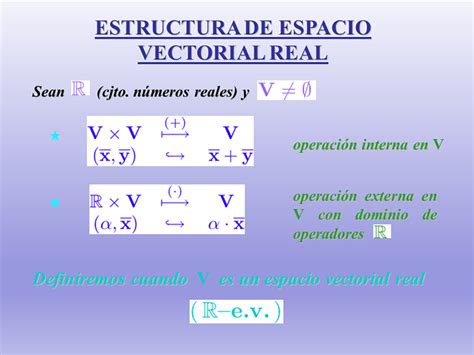 Espacios Vectoriales