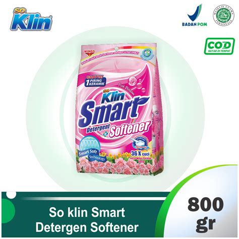 So Klin Detergent Smart Softener 800gr Detegent Bubuk Lazada Indonesia