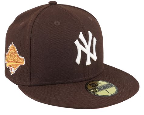 Hatstore Exclusive X New York Yankees Poly 59fifty Brown Fitted New