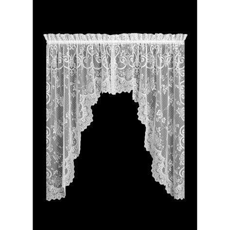 Set Of 2 Pairs English Ivy Swag Curtains From Heritage Lace Heritage Lace Swag Curtains