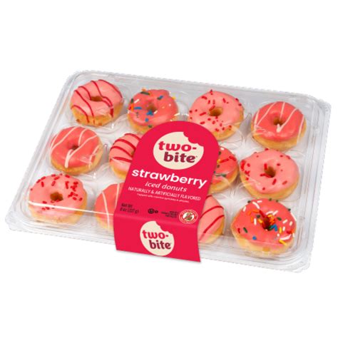 Two Bite Strawberry Assorted Mini Donuts Oz Kroger