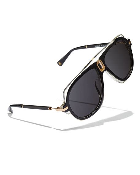 Balmain Acetate Aviator Sunglasses Neiman Marcus