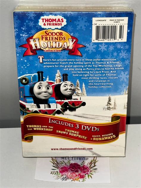 Thomas Friends Sodor Friends Holiday Collection Dvd 2009 3 Disc Set