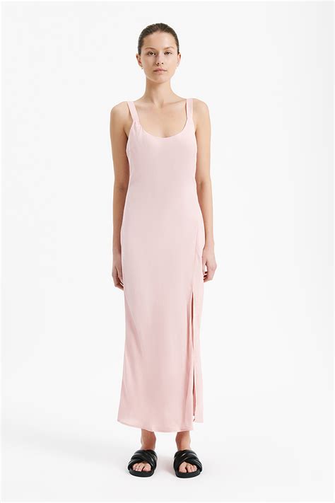 Nude Lucy Harlow Cupro Slip Dress GUAVA Stylerunner
