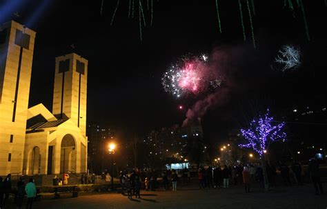 Simboli An Do Ek Pravoslavne Nove Godine U Svetosavskom Parku Gradski