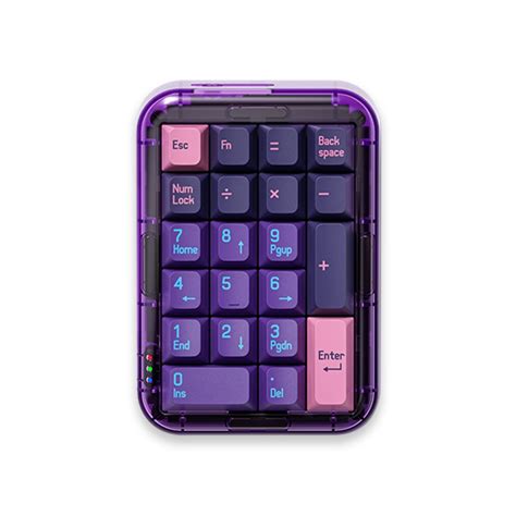 MelGeek Mojopad Neon See Through RGB Hot Swap Bluetooth 2 4G Custom