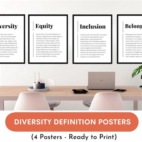 Diversity Equity And Inclusion Posters Etsy