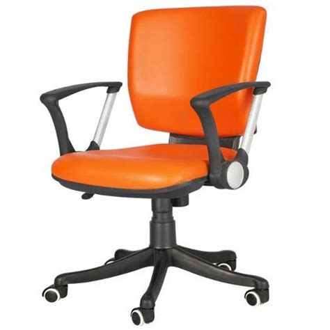 Orange Leatherite Ergonomical Chair at Rs 6250 | Ergonomic Office ...