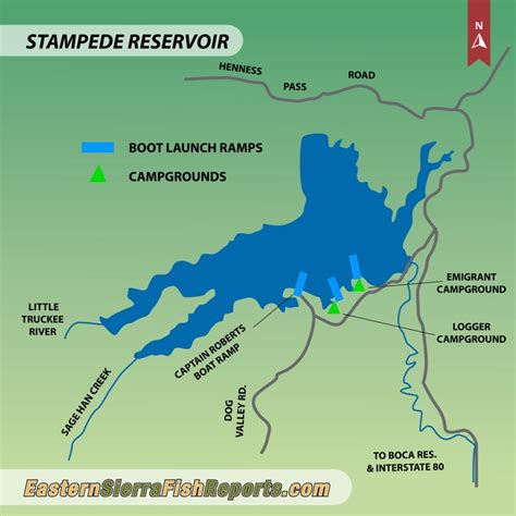 Stampede Reservoir Fish Reports And Map