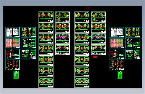 某小区一期1112电气设计autocad 2007模型图纸下载 懒石网