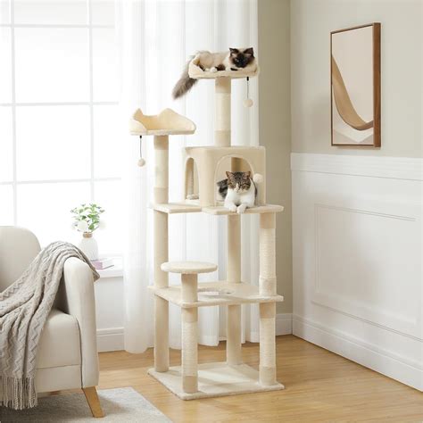 Petepela Cat Tree Cm Tall Cat Tower For Indoor Cats With