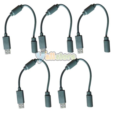 Lot5 Wired Controller Connector USB Breakaway Cable Adapter For XBOX ...