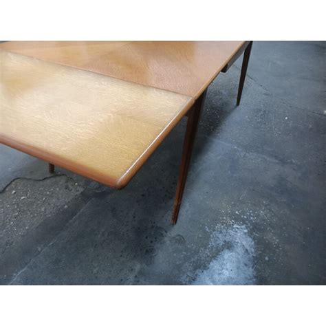 Vintage Dining Table With Compass Legs