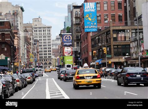 Greenwich Village Lafayette Street Manhattan New York City Usa Stock