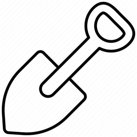 Shovel Icon Download On Iconfinder On Iconfinder