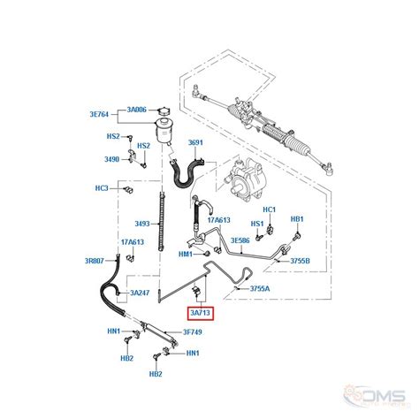 Transit Power Steering Pipe Ford Transit Parts Oms Auto Parts