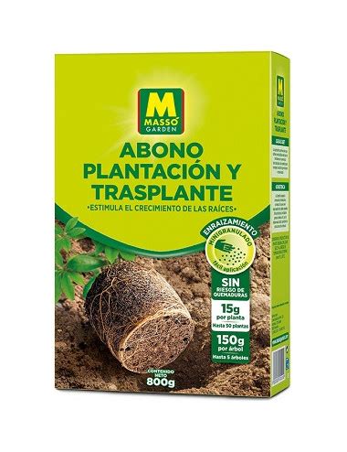 MASSO ABONO GRANULADO PLANTACION Y TRANSPLANTE 800GR