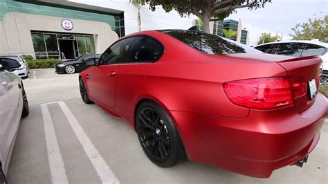 E Bmw M Frozen Red Limited Edition Color Youtube