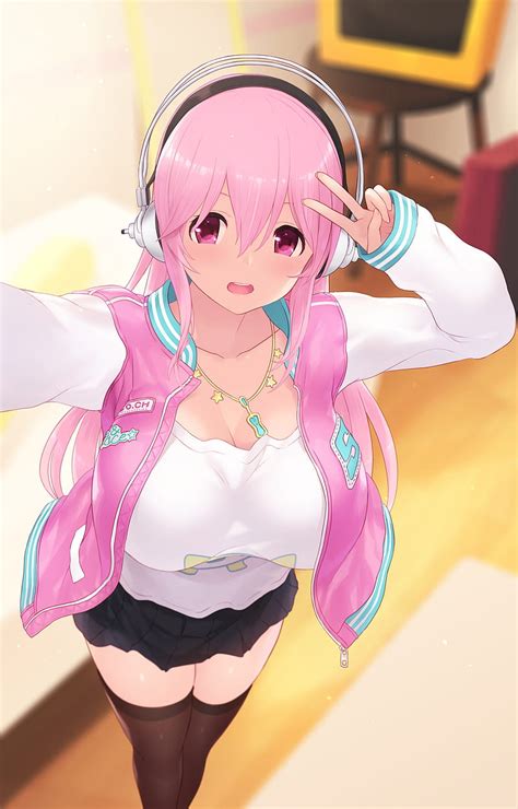 Anime Anime Girls Super Sonico Headphones Hd Phone Wallpaper Peakpx