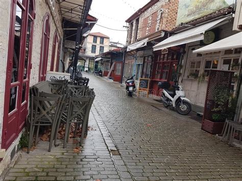 Ioannina City In Winter Season In A Rainy Day Greece Editorial Stock