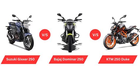 Suzuki Gixxer Vs Bajaj Dominar Vs Ktm Duke Youtube