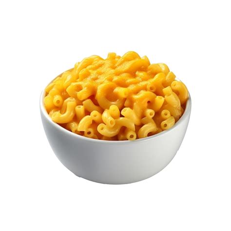 Premium AI Image Macaroni And Cheese Isolated On Background With