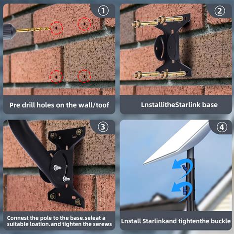 Mua Adjustable Starlink Mounting Kit Aspotify Starlink Long Wall Mount