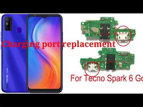 Android Tecno Spark 6 Go Charging Port Replacement YouTube