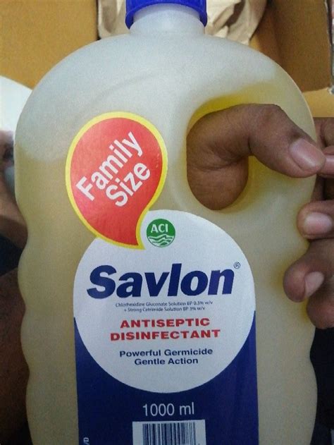 Savlon Antiseptic Disinfectant 1000ml Bd Effective Disinfection
