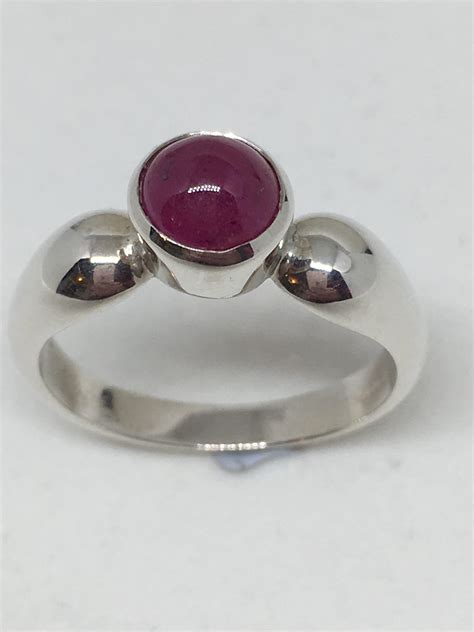 Silver Ruby Ring - Andrea Spicer