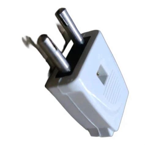 White Plastic 2 Pin Plug Top For Electrical Fitting At Rs 5 5 Piece In