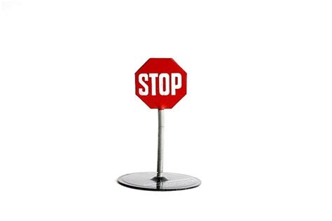 Miniature Stop Sign Vintage Stop Sign Road Sign Decor