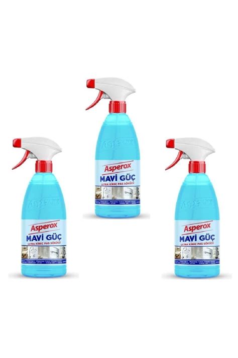 ASPEROX Mavi Güç Banyo Temizleyici 1000 Ml X 3 Adet Fiyatı Yorumları