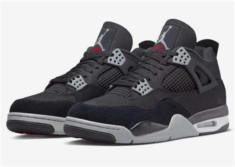 Air Jordan 4 Black Canvas Data Di Uscita E Foto Ufficiali Outpump