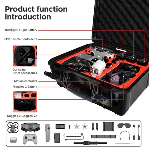 Cynova Waterproof Hard Case For Dji Avata Drone Shop Perth