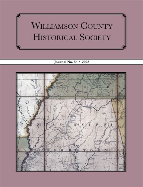 Journals — Williamson County Historical Society