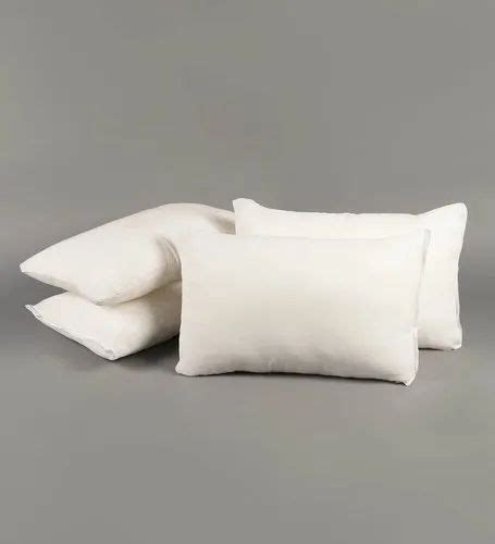 Fiber Inner Material Plain White Microfiber Pillow For Home Hotel