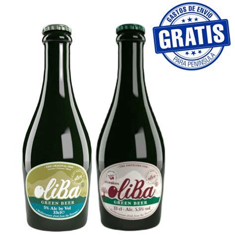 Cerveza Oliba Green Beer Selección Praga 33 cl La Aceitera Jaenera