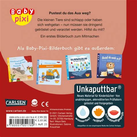 Baby Pixi Unkaputtbar Pustest Du Das Aua Weg Unkaputtbar