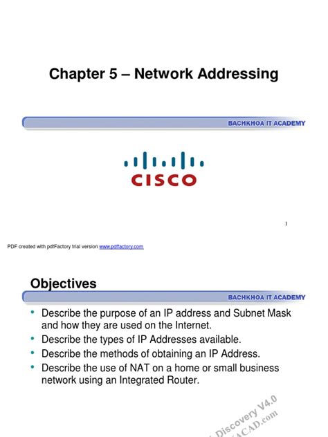 Pdf Ccna Dis Chapter Network Address Compatibility Mode