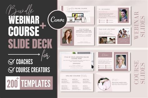 Webinar And Course Slide Deck Webinar Slides Canva Presentation