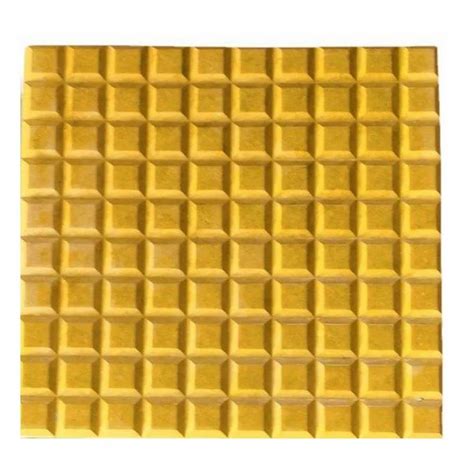 Mm Yellow Chequered Tiles Size X Feet X Mm At Rs