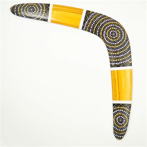 Wooden Boomerang "Golden Sun"