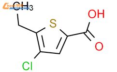 4 氯 5 乙基噻吩 2 羧酸 4 Chloro 5 ethylthiophene 2 carboxylic acid 859794 04 0