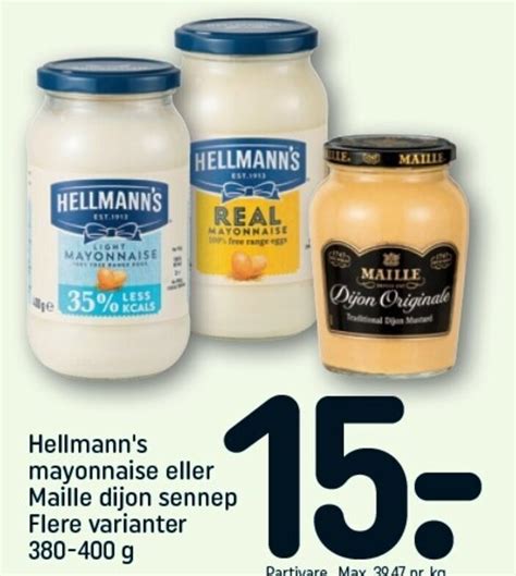 Hellmann S Mayonnaise G Tilbud Hos Rema